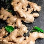 Fresh ginger roots